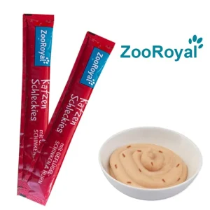 بستنی گربه زو رویال طعم مرغ و ژامبون